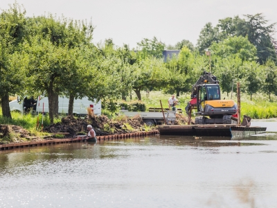 Beschoeiing grote gracht Montfoort